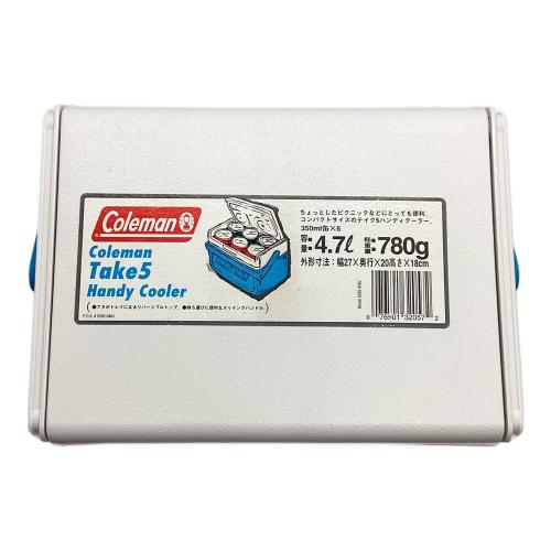 Coleman (コールマン) クーラーボックス 5L スカイブルー デカロゴ/廃盤品 5205 TAKE5