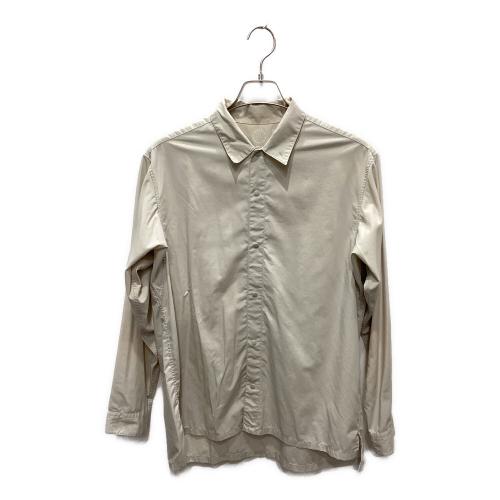 山と道 トレッキングウェア(シャツ) ユニセックス SIZE M ブラウン バンブーシャツ ロングスリーブ 国内代理店表記 有