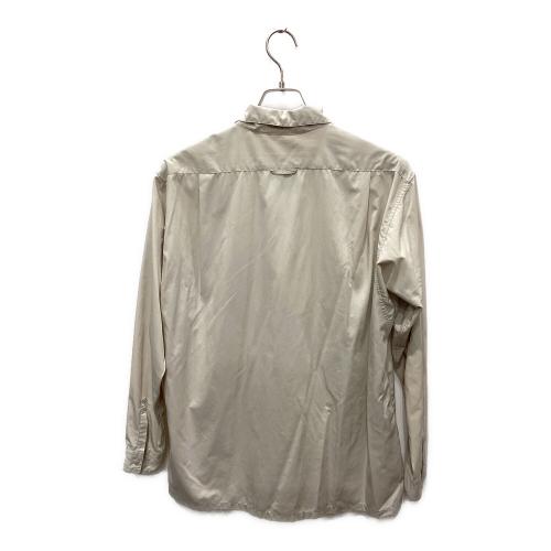 山と道 トレッキングウェア(シャツ) ユニセックス SIZE M ブラウン バンブーシャツ ロングスリーブ 国内代理店表記 有