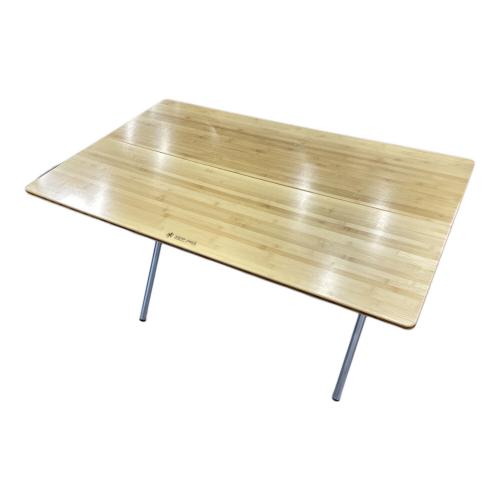 Snow peak (スノーピーク) アウトドアテーブル ブラウン LV-015T ワンクションテーブルロング竹