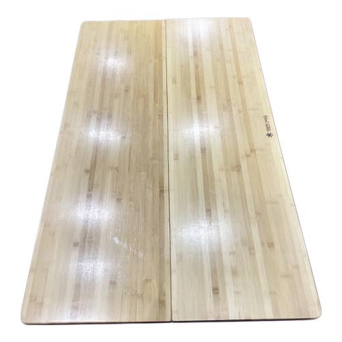 Snow peak (スノーピーク) アウトドアテーブル ブラウン LV-015T ワンクションテーブルロング竹