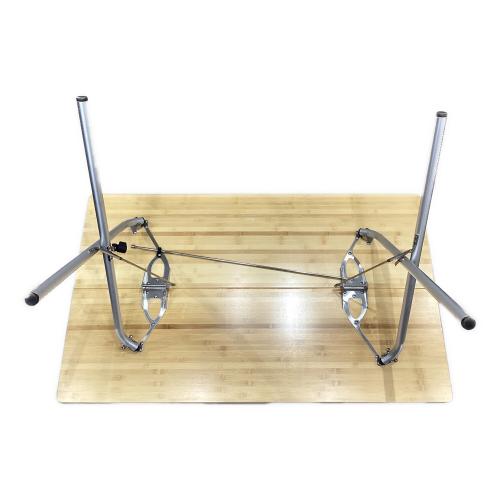 Snow peak (スノーピーク) アウトドアテーブル ブラウン LV-015T ワンクションテーブルロング竹