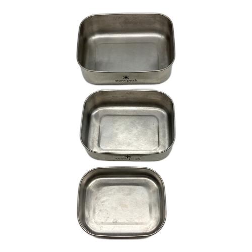 Snow peak (スノーピーク) クッキング用品 廃盤希少品 CS-171 SPステンバットセット