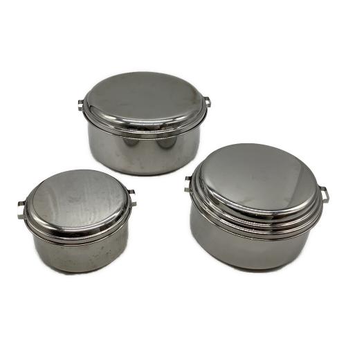 MSR (エムエスアール) クッカー 旧刻印 ゼブラ社製 ステンレスクッカー 3種セット