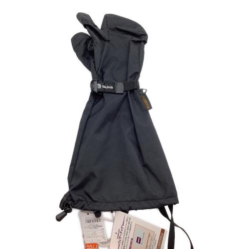 ISUKA (イスカ) 登山雑貨 SIZE Free ブラック ウェザーテック オーバーミトン