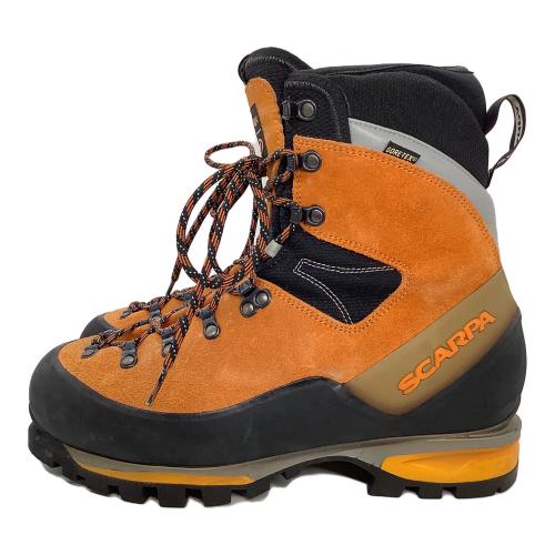 SCARPA (スカルパ) トレッキングシューズ メンズ SIZE 28cm オレンジ モンブラン GTX 厳冬期用 GORE-TEX