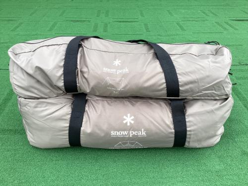 Snow peak (スノーピーク) ドームテント シミ小有 SET-260 ランドネスト M テントタープセット 約450×280×170(h)cm(テント)・約440×370cm(タープ) 2～4人用 程度AB 程度A