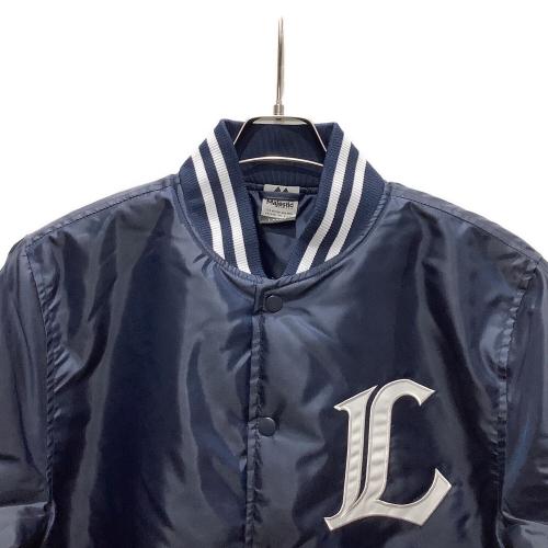 埼玉西武ライオンズ 応援グッズ SIZE L ネイビー サテンジャケット