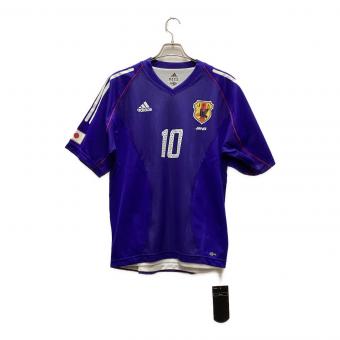 日本代表 サッカーユニフォーム メンズ SIZE L ブルー 2002-03ホーム 【10】中村俊輔 @ 381428
