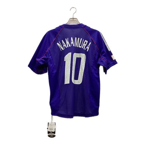 日本代表 サッカーユニフォーム メンズ SIZE L ブルー 2002-03ホーム 【10】中村俊輔 @ 381428
