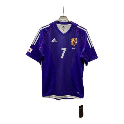 日本代表 サッカーユニフォーム メンズ SIZE L ブルー 2002-03モデル 【7】中田英寿 @ 381428