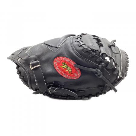 美津和タイガー 軟式グローブ ブラック キャッチャーミット