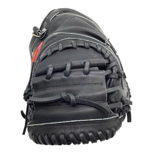 美津和タイガー 軟式グローブ ブラック キャッチャーミット