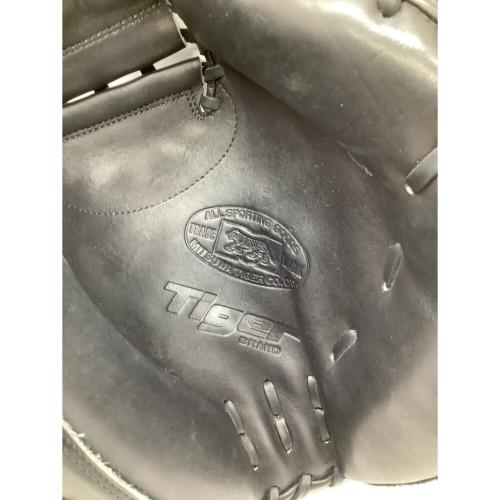 美津和タイガー 軟式グローブ ブラック キャッチャーミット