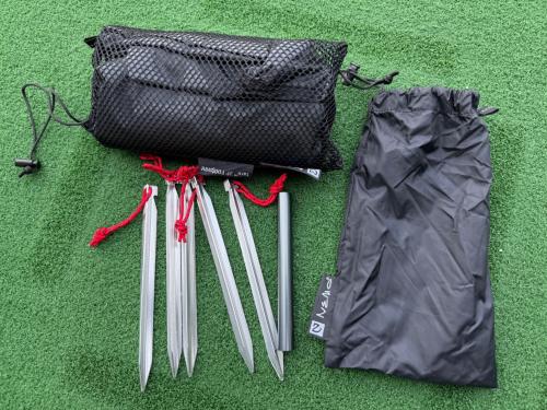 NEMO (ニーモ) 登山用テント ヨゴレ有 Tani 2P 231×141×107(h)㎝ 1～2人用 程度AB 程度A スカートなし