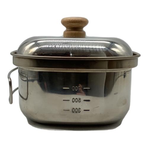 belmont (ベルモント) クッカー 廃盤品 湯切り穴有モデル ステン角型ラーメン鍋