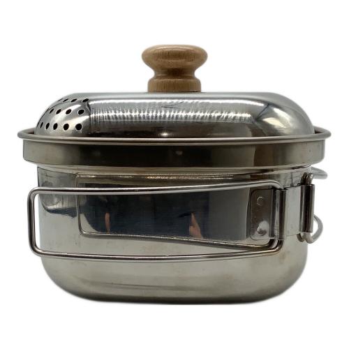 belmont (ベルモント) クッカー 廃盤品 湯切り穴有モデル ステン角型ラーメン鍋