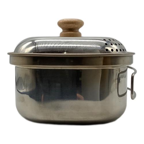 belmont (ベルモント) クッカー 廃盤品 湯切り穴有モデル ステン角型ラーメン鍋