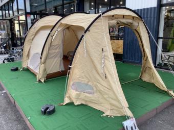 DOD (ディーオーディー) ツールームテント T3-688-TN キズ小・設営グセ小・ヨゴレ有 カマボコテント3
