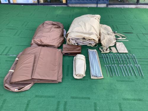 DOD (ディーオーディー) ツールームテント T3-688-TN キズ小・設営グセ小・ヨゴレ有 カマボコテント3