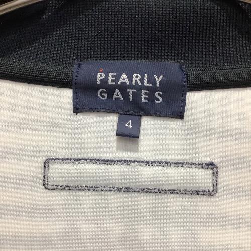 PEARLY GATES (パーリーゲイツ) ゴルフウェア(トップス) メンズ SIZE M ネイビー ダブルジップNOモノフィラエアクッショングレンチェックブルゾン アウター 053-2162205