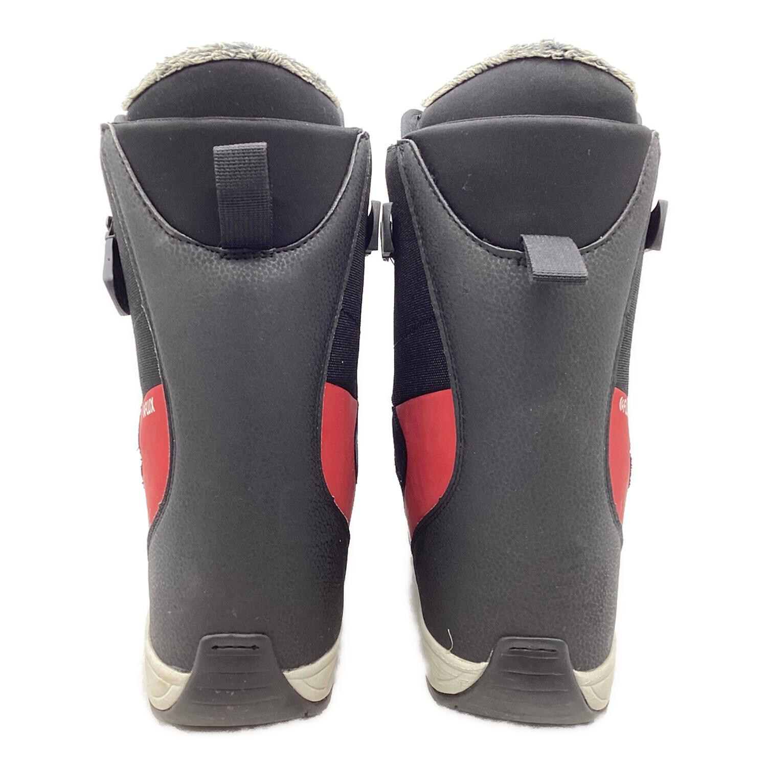 FLUX GTO-Boa スノーボードブーツ ブラックレッド FLUX (フラックス) スノーボードブーツ メンズ SIZE 28cm ブラック