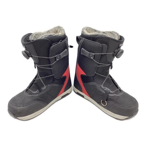 スノーボードブーツ(男性用) ブラック/レッド FLUX (フラックス) スノーボードブーツ メンズ SIZE 28cm ブラック