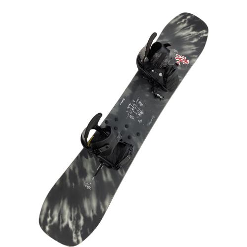 BURTON (バートン) スノーボード 154cm ブラック @ M6 キャンバー CUSTOM TWIN ビンディング付(BURTON CUSTOM Mサイズ)