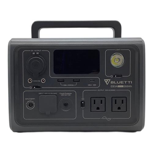 BLUETTI (ブルーティ) ポータブル電源 EB3A 268.8Wh 600W リン酸鉄リチウム 50Hz／60Hz