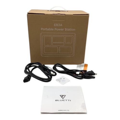 BLUETTI (ブルーティ) ポータブル電源 EB3A 268.8Wh 600W リン酸鉄リチウム 50Hz／60Hz