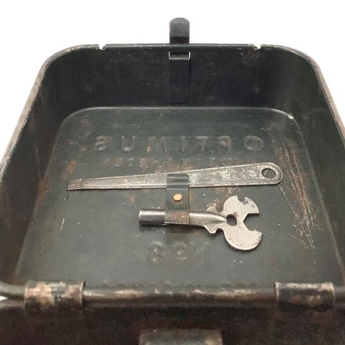 OPTIMUS (オプティマス) ガソリンシングルバーナー スウェーデン製 セカンドモデル/角丸/Pat刻印有 No.8 ヴィンテージ