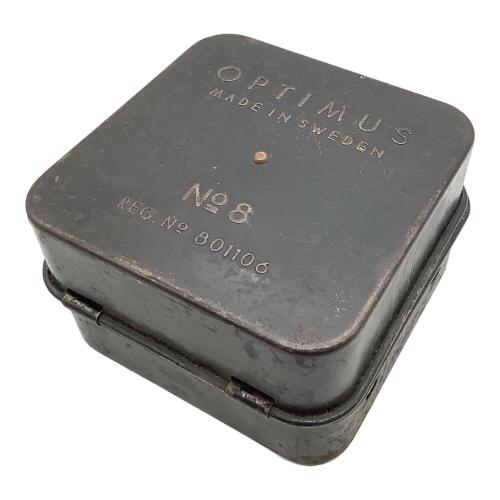 OPTIMUS (オプティマス) ガソリンシングルバーナー スウェーデン製 セカンドモデル/角丸/Pat刻印有 No.8 ヴィンテージ