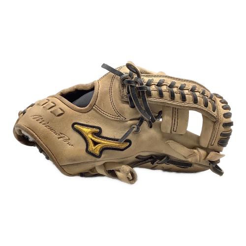MIZUNO (ミズノ) 硬式グローブ 約27cm キャメル Mizuno Pro 内野
