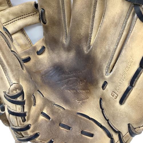 MIZUNO (ミズノ) 硬式グローブ 約27cm キャメル Mizuno Pro 内野