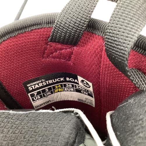 BURTON (バートン) STARSTRUCK BOA スノーボードブーツ レディース SIZE 24cm ブラック×ピンク