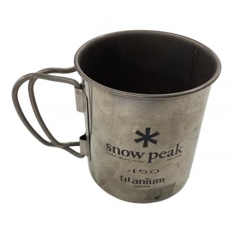 Snow peak (スノーピーク) チタンシングルマグ アウトドア食器 左ハンドル 旧モデル