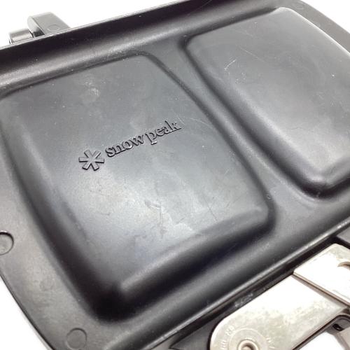 Snow peak (スノーピーク) ホットサンドクッカー トラメジーノ クッキング用品 ポイントギフト限定品 ブラック