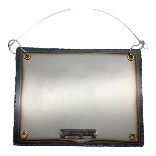 neru design works (ネルデザインワークス) マグネットプレート マグネット付き/銘板有シリアル記載無し 吊り下げスチールプレート