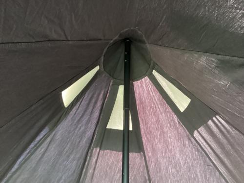 Nordisk (ノルディスク) モノポールテント ファントムブラックエディション アスガルド7.1 約300×265×200(h)cm 3～4人用 程度B 程度B TC素材