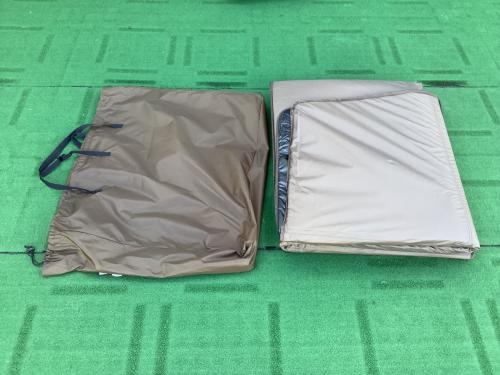 OGAWA (オガワ) ツールームテント 土ヨゴレ有 オリーブ ソレスト 約600×370×210㎝ 4～6人用 程度B 程度A スカートあり ハンマーなし/説明書あり