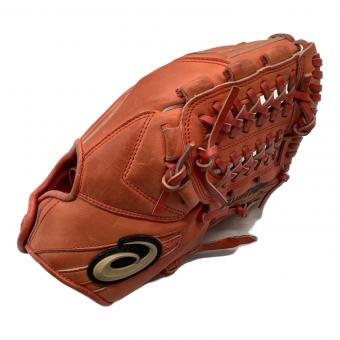 asics (アシックス) 軟式グローブ 約29cm オレンジ GOLD STAGE 内野用 BGRFFS