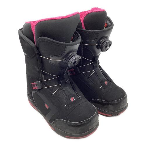 スノーボードブーツ ブラック/ピンク 23 head スノーボードブーツ ブラック/ピンク23センチ (こむぎ) 下野の