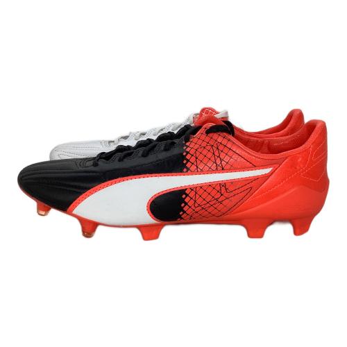 PUMA (プーマ) サッカースパイク メンズ SIZE 26cm レッド エヴォスピード SL II LTH トリックス 103646