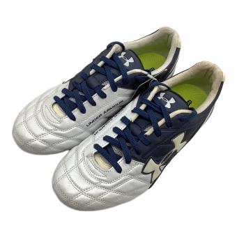 UNDER ARMOUR (アンダーアーマー) サッカースパイク メンズ SIZE 26cm ホワイト×ネイビー フリーリー KJ HG 1240587 未使用品