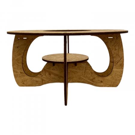 ゼロデイ　ドーナツテーブル　ZERODAY 美品 ZERO DAY (ゼロデイ) アウトドアテーブル ドーナツテーブル