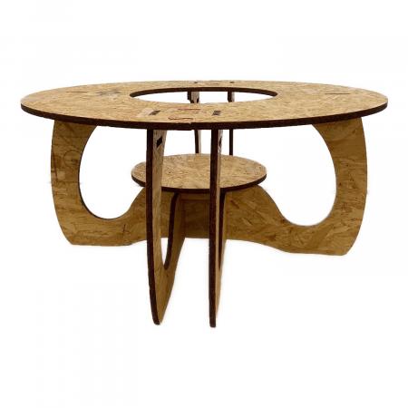 ゼロデイ　ZERODAY ドーナツテーブル ZERO DAY (ゼロデイ) アウトドアテーブル ドーナツテーブル