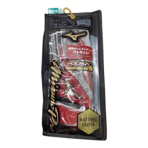 MIZUNO (ミズノ) バッティンググローブ SIZE 27cm レッド ミズノプロ シリコンパワーアークDI 両手用 1EJEA53861