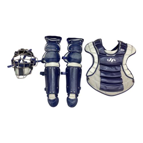 HATAKEYAMA (ハタケヤマ) キャッチャー防具セット ブルー 軟式用 別売バッグ付