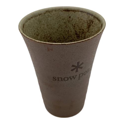 Snow peak (スノーピーク) アウトドア食器 陶器製/廃盤ノベルティー 素焼きビアマグ