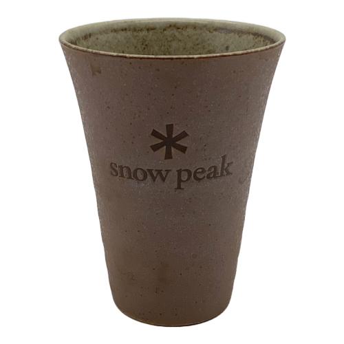 Snow peak (スノーピーク) アウトドア食器 陶器製/廃盤ノベルティー 素焼きビアマグ
